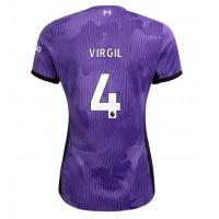 Liverpool Virgil van Dijk #4 3rd trikot Frauen 2023-24 Kurzarm